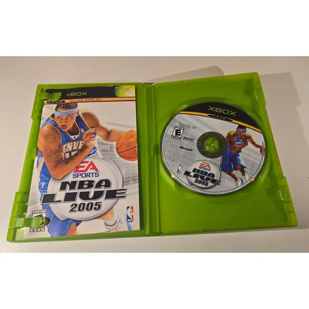 NBA Live 2004 2005 07 Original Xbox Game Lot (3  games) BASKETBALL